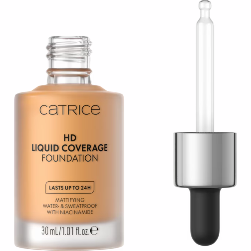 Catrice HD Liquid Coverage Foundation 066 Warm Toffee, vloeibare foundation
