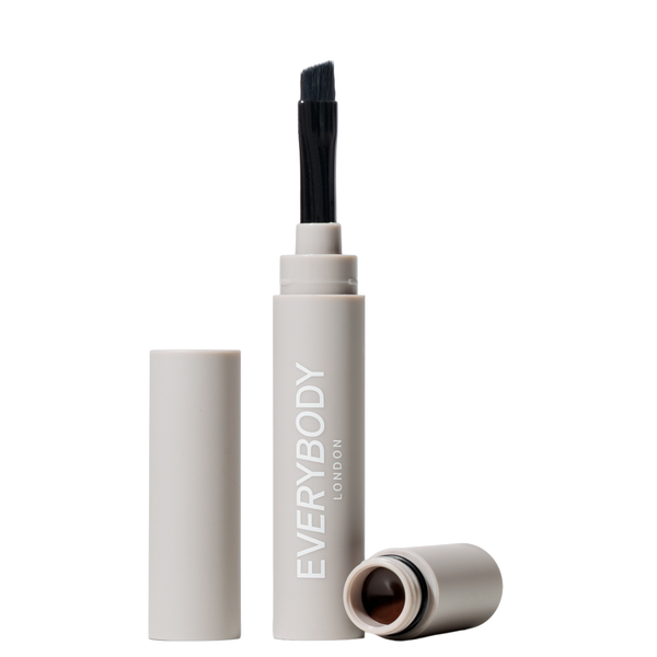 Everybody London Brow Pomade with Brush Medium Brown, wenkbrauwpomade met kwastje