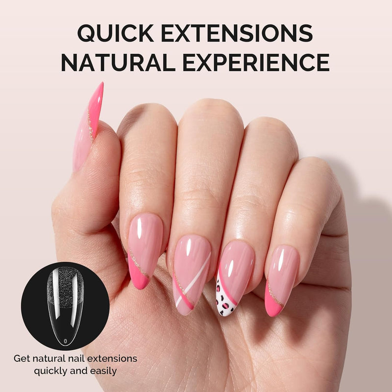 Full Cover Soft Gel Nail Tips Medium Almond 600pcs