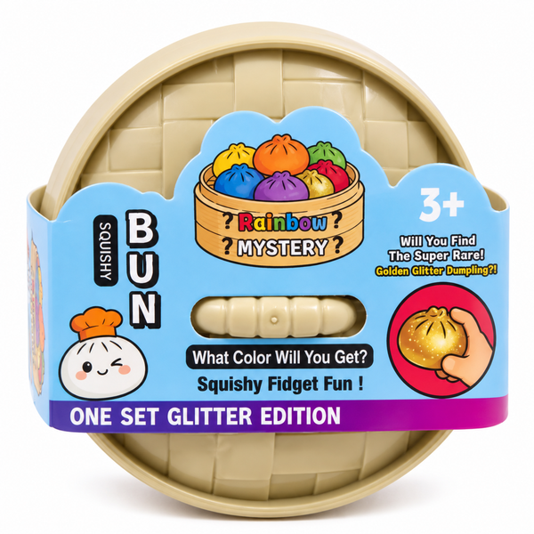 Mystery Glitter Dumpling Squishy