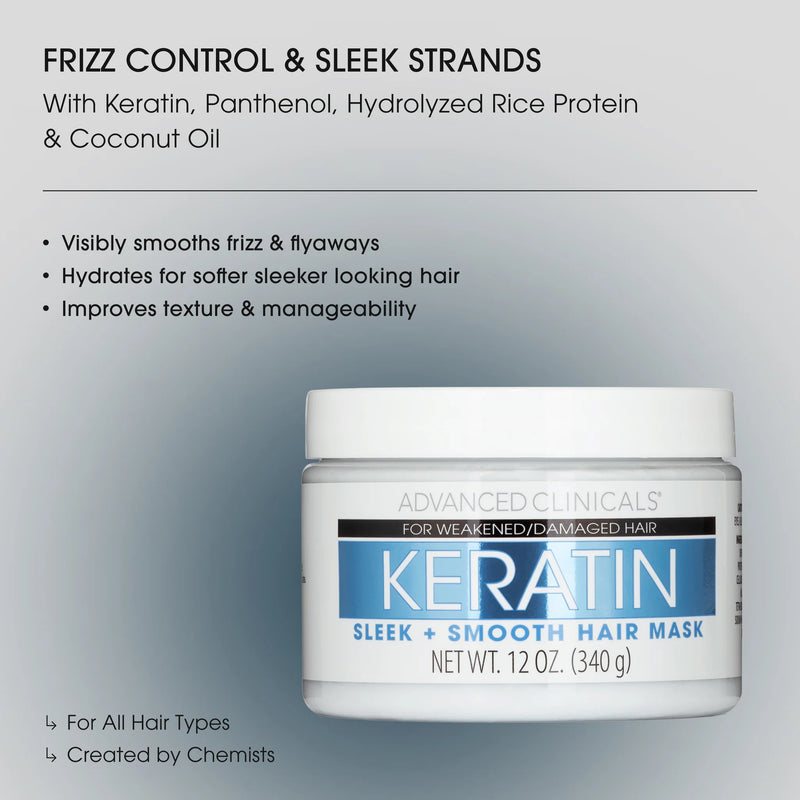Advanced Clinicals Keratin Hair Mask