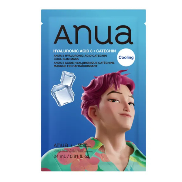 Anua K-Pop Demon Hunters 8 Hyaluronic Acid Catechin Cool Slim Mask Abby Saja