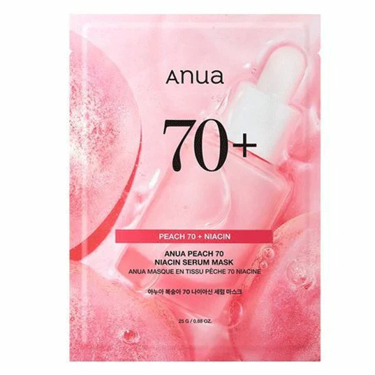 Anua Peach 70% Niacin Serum Mask