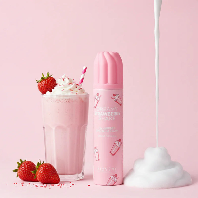 Biovene Dreamy Strawberry Shake Whipped Shower Foam