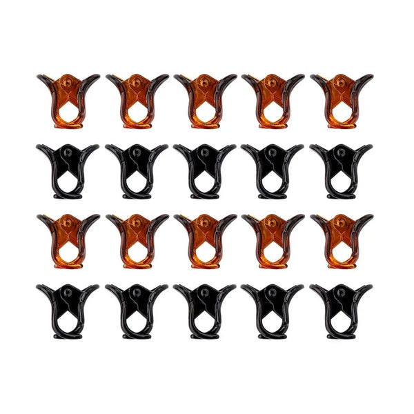 Brushworks Mini Claw Clips 20 Pack
