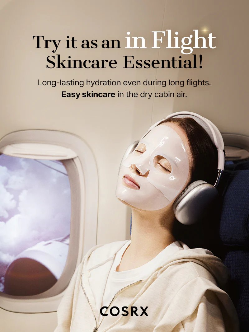COSRX Advanced Snail Mucin Glass Glow Hydrogel Mask 3-Pack