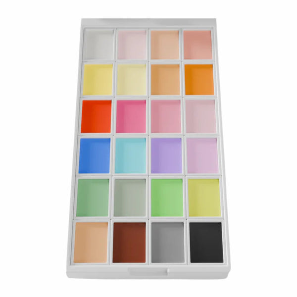 Crisania Neri Painting Gel Palette met 24 kleuren painting gel voor nail art