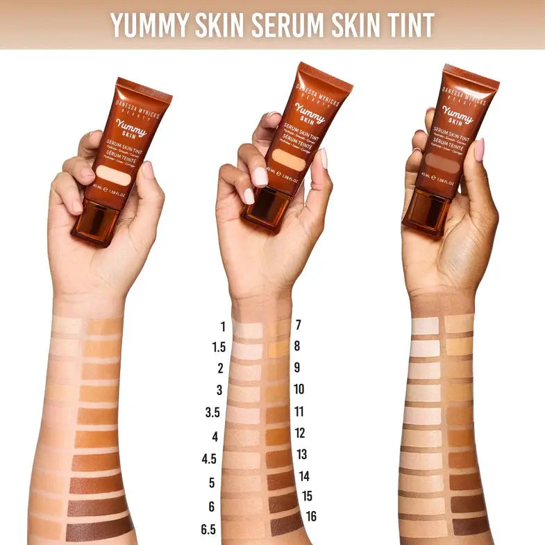 Danessa Myricks Beauty Yummy Skin Serum Skin Tint 10, serum skin tint met lichte dekking, foto 4 van 6
