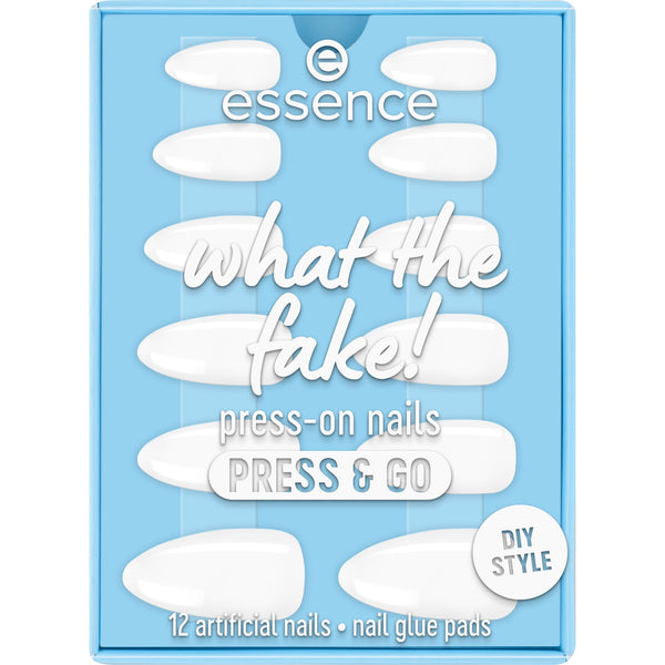 Essence What The Fake! Press-on Nails Press & Go 02 Bare White