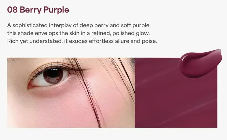 House of Hur Moist Ampoule Blusher Berry Purple