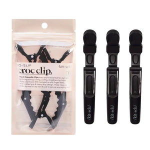 Clip de crocodile en plastique recyclé 3pc noir
