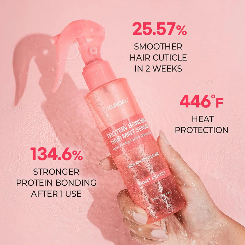 Kundal Protein Bonding Care Hair Mist Violet Muguet