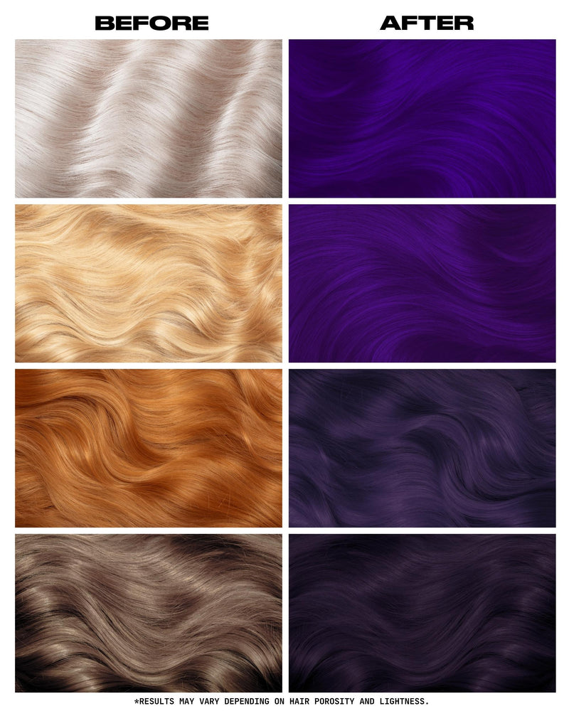 Lunar Tides Semi Permanent Hair Color Dark Violet, semi-permanente haarverf donkerpaars, foto 2 van 9