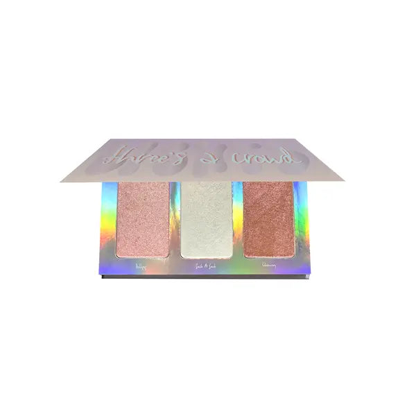 Made By Mitchell Highlighter Palette Three's A Crowd