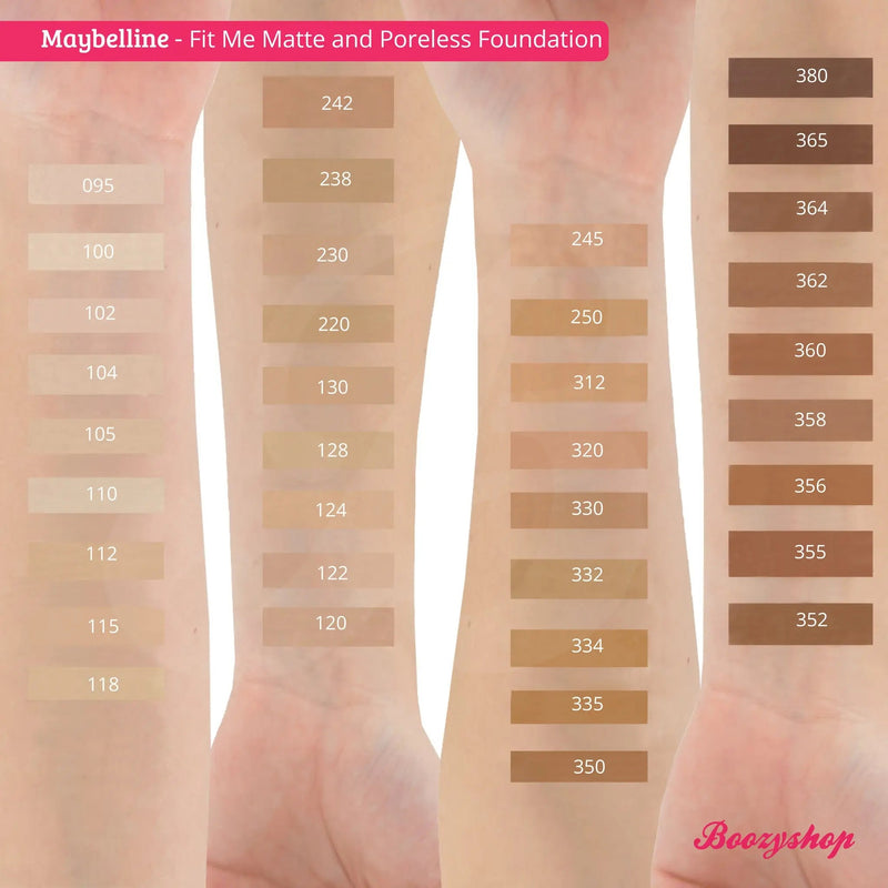 Maybelline Fit Me Matte and Poreless Foundation 115 Ivory, vloeibare foundation voor een matte finish, foto 3 van 5