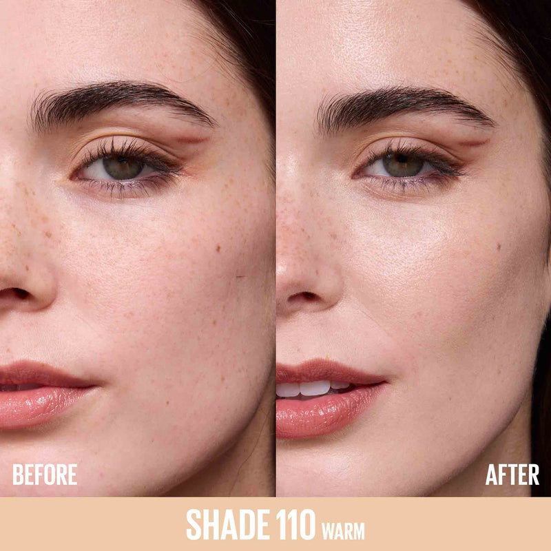Maybelline Lifter Plump & Glow Foundation 110, huidverzorgende foundation met glow finish, foto 2 van 6