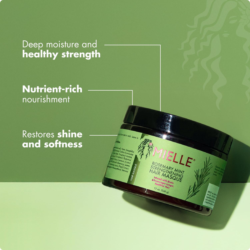 Mielle Organics Rosemary Mint Strengthening Hair Masque