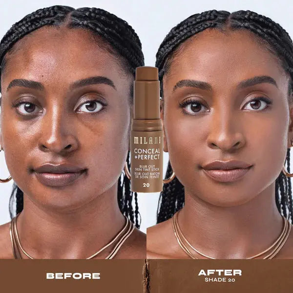 Milani Conceal + Perfect Blur Out Skint Tint 20 Deep Rich Red