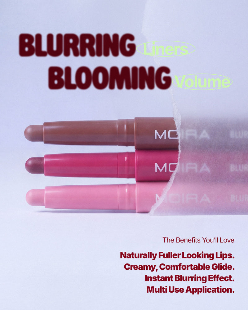 Moira Blur Lip Contour Liner 007 Freesia, romige lipliner met soft-focus effect, foto 5 van 7