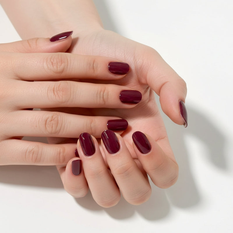 Nailo gellak stickers Merlot Magic, diep bordeauxrood