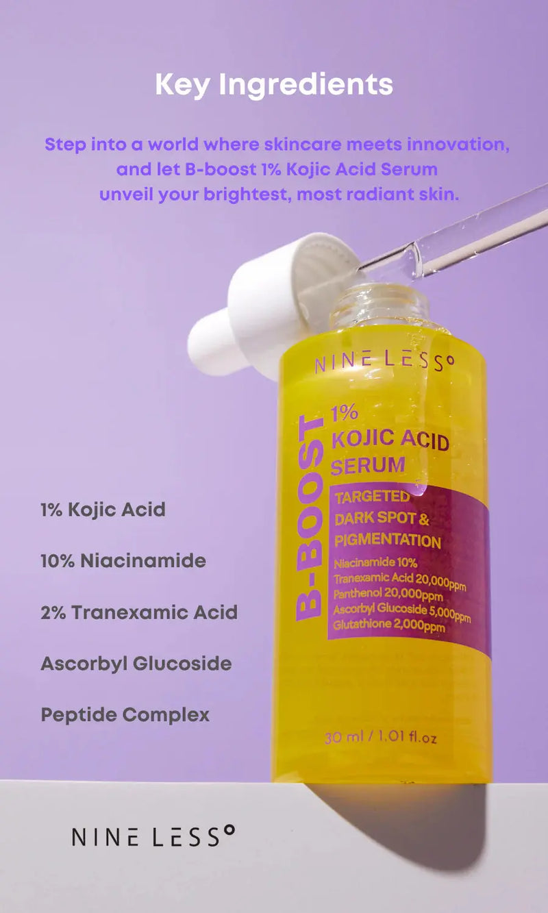Nine Less B-Boost 1% Kojic Acid Serum