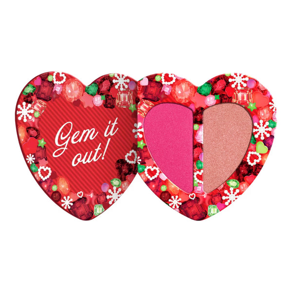 NYX Professional Makeup Bling the Halls Gem It Out Face Palette 02, blush en highlighter duo