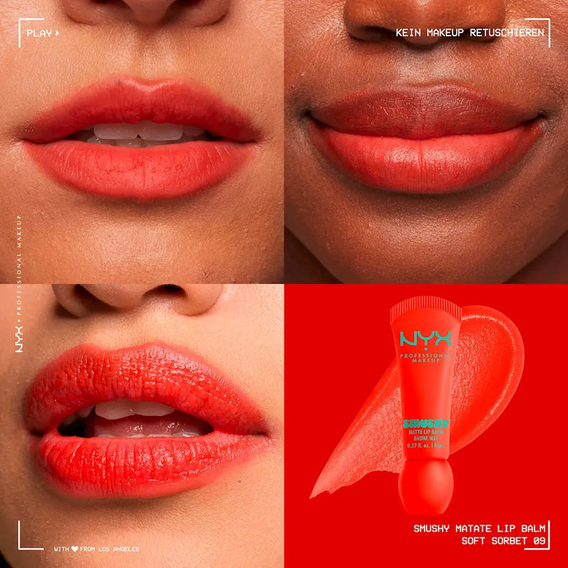 NYX Professional Makeup Smushy Matte Lip Balm Soft Sorbet