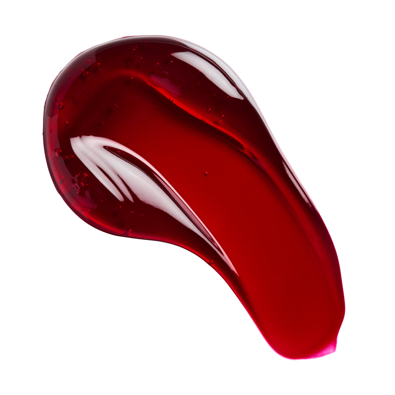 Swatch de SFX Fake Blood, rouge profond avec un aspect mouillé