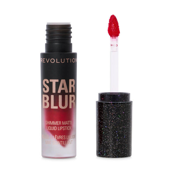 Revolution Star Blur Shimmer Matte Liquid Lip Scarlet Ruby