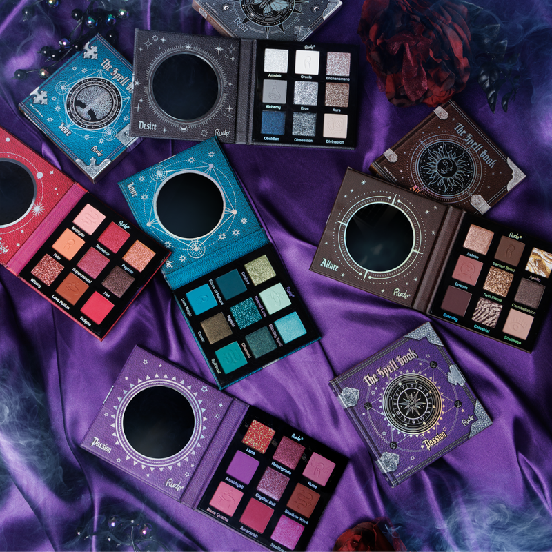 Rude Cosmetics The Spell Book Collection Palette Allure, oogschaduwpalette met diverse tinten, foto 8 van 8