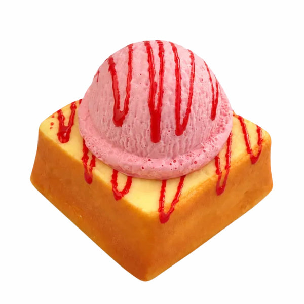 Squishy Ice Cream On Toast Squishy Pink, squishy met ijs en toast
