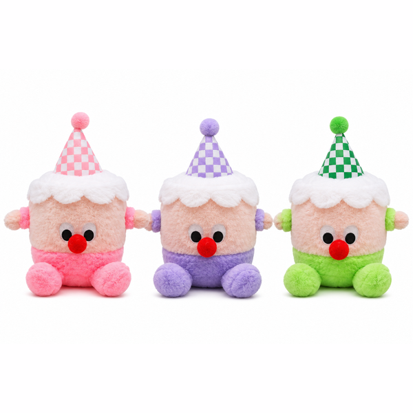 Squishy Soft Plush Birthday Cake, pluche squishy in de vorm van een verjaardagstaart