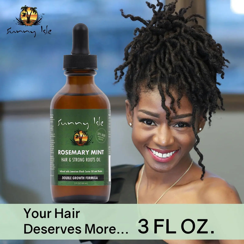 Sunny Isle Rosemary & Mint Hair Oil