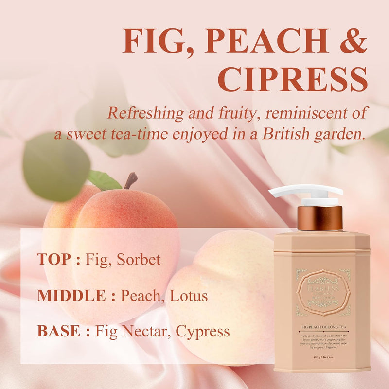 Teabless Perfume Body Lotion Fig Peach Oolong Tea