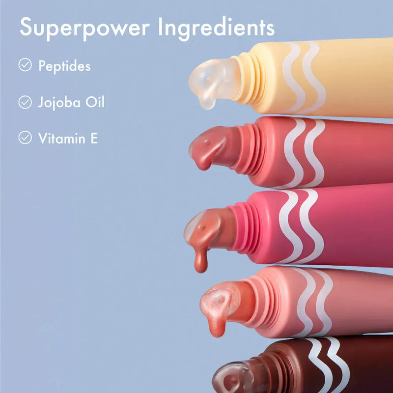 The Beauty Crop Peptide Calm Lip Treatment Strawberry Milkshake