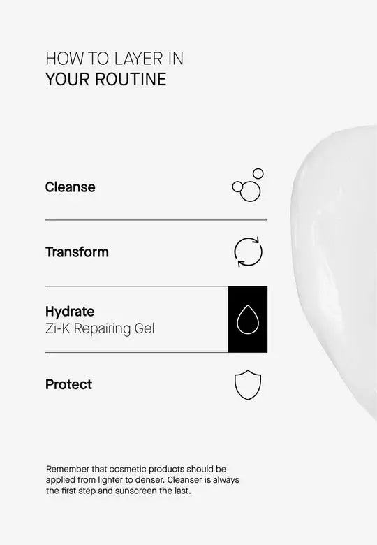Transparent Lab Zi-K Cica Repairing Gel