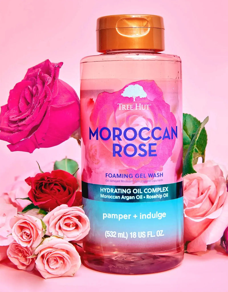 Tree Hut Foaming Gel Wash Moroccan Rose