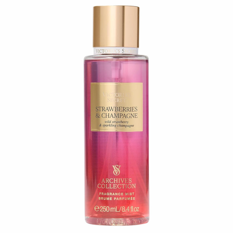Victoria's Secret Strawberries & Champagne Fragrance Mist, fruitig-bloemige body mist