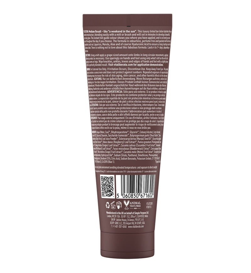 Vita Liberata Tinted Tanning Lotion Medium