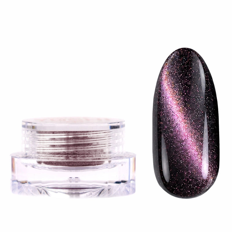 Yoshi Cat Eye Dust 1 nagelpoeder voor een cat eye of holografisch effect
