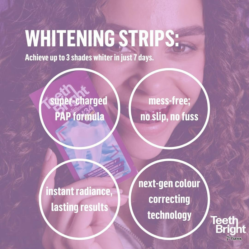 7th Heaven Teeth Bright Instant Whitening Strips