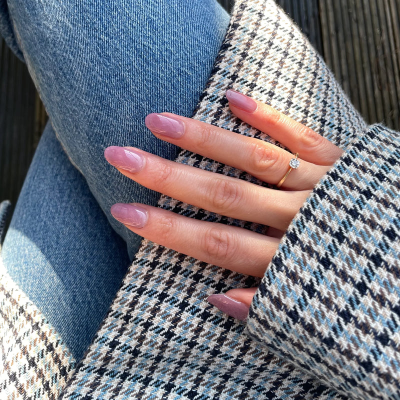 Nailo gellak stickers Dusty Pink, warm roze met glans