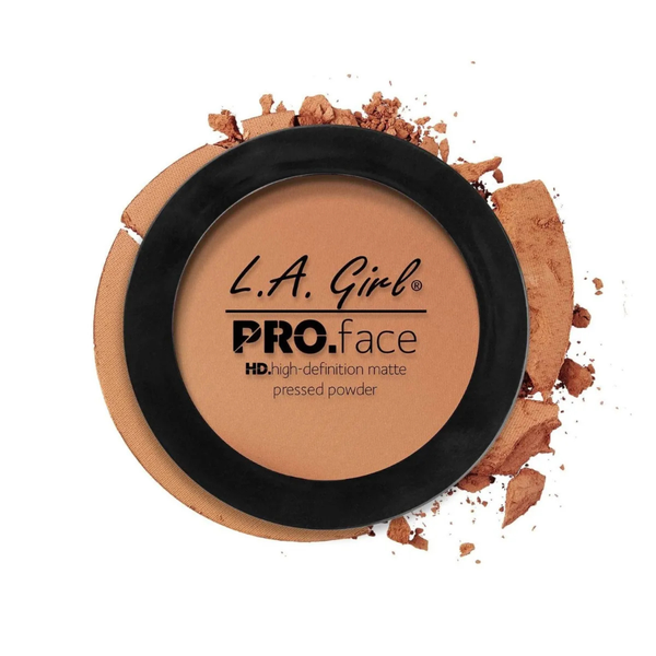 LA Girl Pressed Powder GPP612 Warm Caramel, compact poeder met oil control