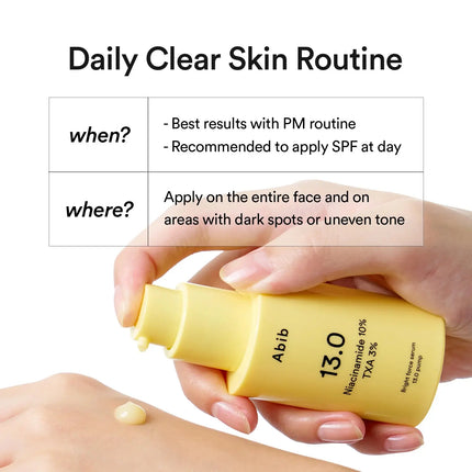 Abib Bright Force Serum 13.0 Pump