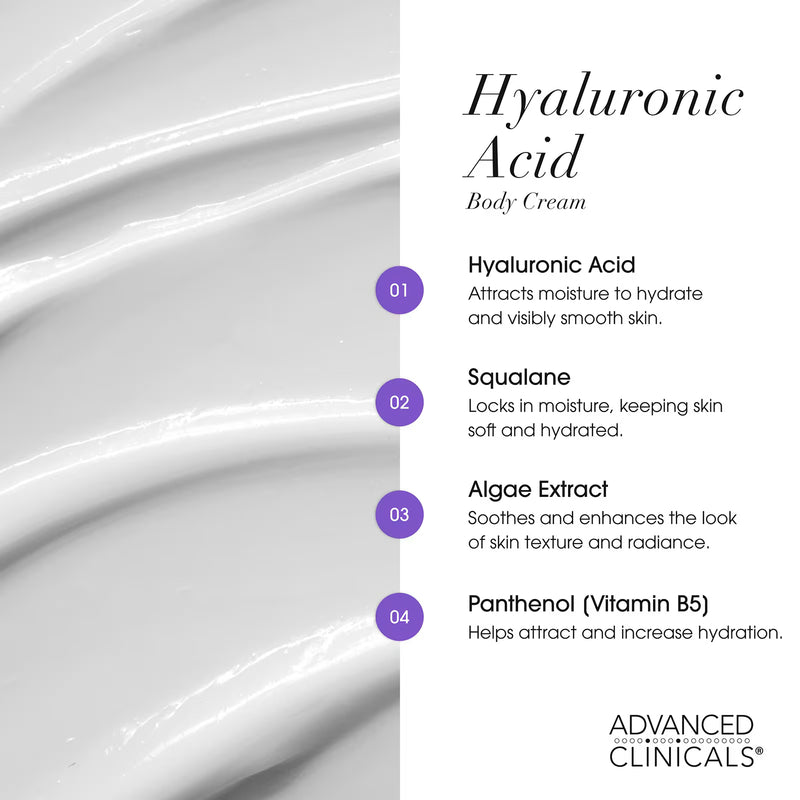 Advanced Clinicals Hyaluronic Acid Cream