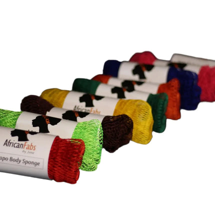 African Fabs African Net Sponge Sapo Dark Pink