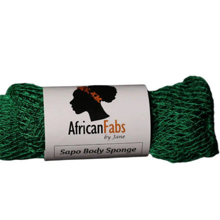African Fabs African Net Sponge Sapo Green