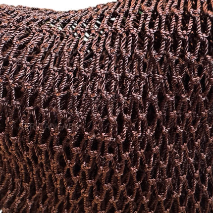 African Fabs African Net Sponge Sapo Hickory Brown