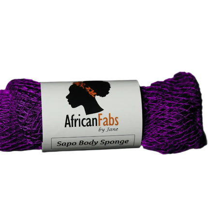 African Fabs African Net Sponge Sapo Purple