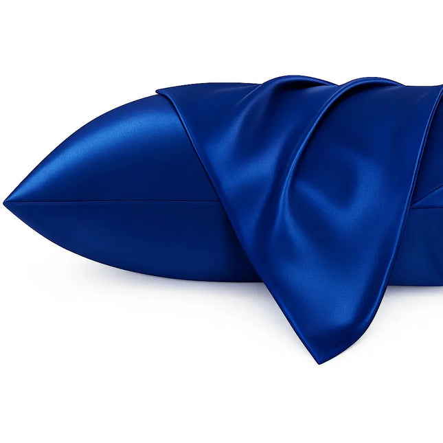 African Fabs Silky Satin Pillowcase Dark Blue
